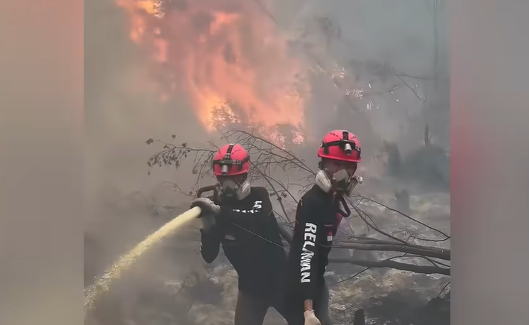Para Relawan memadamkan karhutla FOTO Tangkap Layar Youtube KETIKKABARcom Para Relawan memadamkan karhutla FOTO Tangkap Layar Youtube