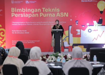 Wali Kota Banda Aceh Illiza Saaduddin Djamal membuka Bimtek Persiapan Purna Tugas di Aula Hotel Rasamala Kamis 15102026FOTO Ist KETIKKABARcom Wali Kota Banda Aceh Illiza Saaduddin Djamal membuka Bimtek Persiapan Purna Tugas di Aula Hotel Rasamala Kamis 15102026FOTO Ist