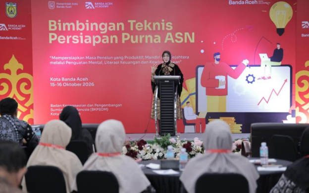 Wali Kota Banda Aceh Illiza Saaduddin Djamal membuka Bimtek Persiapan Purna Tugas di Aula Hotel Rasamala Kamis 15102026FOTO Ist KETIKKABARcom Wali Kota Banda Aceh Illiza Saaduddin Djamal membuka Bimtek Persiapan Purna Tugas di Aula Hotel Rasamala Kamis 15102026FOTO Ist