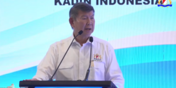 Ketua Dewan Penasihat Kamar Dagang dan Industri Kadin Indonesia Hashim Djojohadikusumo memperingatkan nilai tukar rupiah terhadap dolar Amerika Serikat berpotensi terperosok hingga ke level Rp 22000FOTO Tangkap Layar Youtube