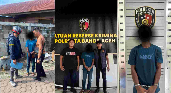 Satreskrim Polresta Banda Aceh saat mengamankan seorang pria berinisial NUR 49 tahun warga Desa Setui Kecamatan Baiturrahman Banda Aceh Jumat pagi 30 Oktober 2026FOTO Ist KETIKKABARcom Satreskrim Polresta Banda Aceh saat mengamankan seorang pria berinisial NUR 49 tahun warga Desa Setui Kecamatan Baiturrahman Banda Aceh Jumat pagi 30 Oktober 2026FOTO Ist
