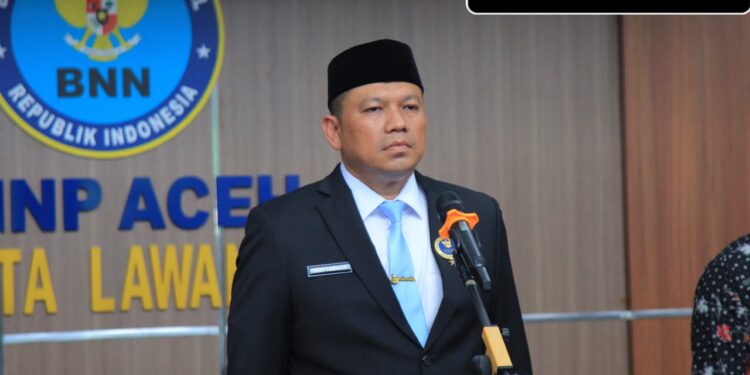 Kepala Badan Narkotika Nasional Provinsi BNNP Aceh Brigjen Pol Dr Dedy Tabrani SIK MSi memimpin prosesi pelantikan Kepala BNN Kota Banda Aceh dan Kepala BNN Kota Langsa di Banda Aceh Selasa 2992026 KETIKKABARcom Kepala Badan Narkotika Nasional Provinsi BNNP Aceh Brigjen Pol Dr Dedy Tabrani SIK MSi memimpin prosesi pelantikan Kepala BNN Kota Banda Aceh dan Kepala BNN Kota Langsa di Banda Aceh Selasa 2992026