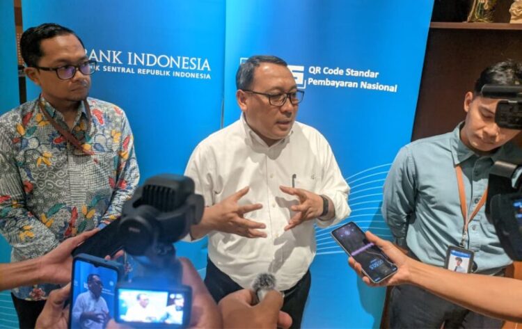 Kepala Perwakilan Bank Indonesia KPwBI Provinsi Aceh Agus Chusaini konferensi pers dengan awak Media usai kegiatan Bincang Media BI Aceh di Banda Aceh Senin 5102026 FOTO KETIKKABARcomMirja