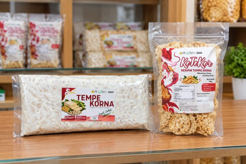 Inovasi produk tempe korna di Gampong Naga Umbang FOTO Tim Pengabdian USK