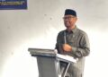 Anggota DPR RI asal Aceh Nasir Djamil menyampaikan sambutan sekaligus membuka Pendidikan dan Pelatihan Diklat Paralegal Yayasan Advokasi Rakyat Aceh YARA bekerja sama dengan STAI Nusantara Padang Aceh di Aula STAI Nusantara Banda Aceh Jumat 16102026 Foto Humas YARA