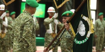 Brigjen TNI Mahesa Fitriadi resmi menjabat sebagai Panglima Kodam Iskandar Muda Pangdam IM setelah mengikuti upacara serah terima jabatan sertijab yang dipimpin oleh Kepala Staf Angkatan Darat KSAD Jenderal TNI Tandyo Budi Revita di Aula AH Nasution Markas Besar TNI Angkatan Darat Mabesad Jakarta Jumat 16102026 FOTO Istimewa