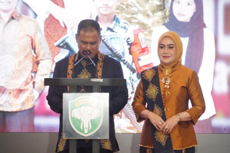 Brigjen TNI Mahesa Fitriadi SAP MM menyampaikan kata sambutan pada acara lepas sambut Panglima Kodam Iskandar Muda di Makodam Iskandar Muda Banda Aceh Senin 19102026 FOTO Ist KETIKKABARcom Brigjen TNI Mahesa Fitriadi SAP MM menyampaikan kata sambutan pada acara lepas sambut Panglima Kodam Iskandar Muda di Makodam Iskandar Muda Banda Aceh Senin 19102026 FOTO Ist