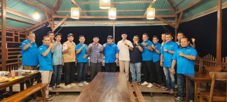 Nasir Nurdin bersilaturahmi dengan pengurus dan anggota PWI Simeulue pada 2021102026 FOTO Ist