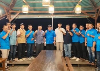 Nasir Nurdin bersilaturahmi dengan pengurus dan anggota PWI Simeulue pada 2021102026 FOTO Ist