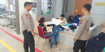 Jajaran Polsek Pontianak Barat menerima laporan KDRT Usai Dilaporkan Sang Anak