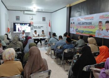 Dewan Pengurus Wilayah Partai Keadilan Sejahtera (DPW PKS) Aceh mengikuti pelantikan 10.000 Duta Tani Daerah yang diselenggarakan Dewan Pengurus Pusat (DPP) PKS pada Minggu, 25/10/2026./ FOTO: Ist.