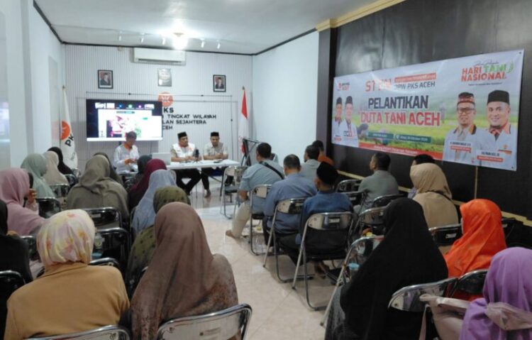 Dewan Pengurus Wilayah Partai Keadilan Sejahtera DPW PKS Aceh mengikuti pelantikan 10000 Duta Tani Daerah yang diselenggarakan Dewan Pengurus Pusat DPP PKS pada Minggu 25102026 FOTO Ist KETIKKABARcom Dewan Pengurus Wilayah Partai Keadilan Sejahtera DPW PKS Aceh mengikuti pelantikan 10000 Duta Tani Daerah yang diselenggarakan Dewan Pengurus Pusat DPP PKS pada Minggu 25102026 FOTO Ist