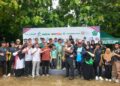 Ketua DPRK Banda Aceh Irwansyah ST berfoto bersama para peserta dan peraih juara setelah menyerahkan hadiah pada Koetaradja Archery Championship IV2026 di Lapangan Panahan Kompleks Stadion Harapan Bangsa Banda Aceh Minggu 25102026