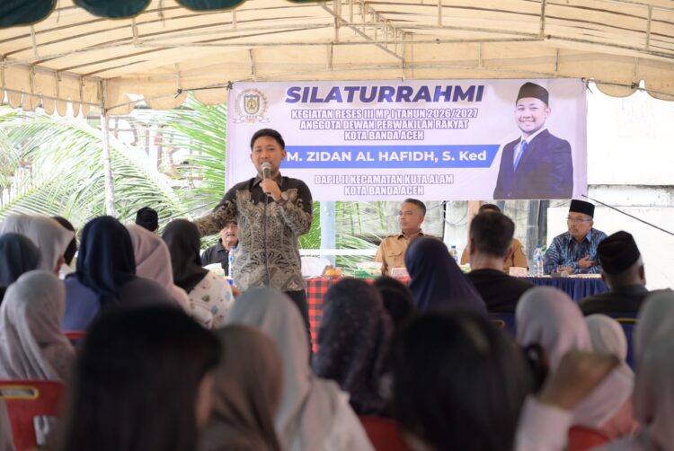 Anggota Dewan Perwakilan Rakyat Kota DPRK Banda Aceh dari Fraksi Partai Amanat Nasional PAN M Zidan Al Hafidh menggelar kegiatan reses untuk menyerap langsung aspirasi warga di Gampong Peunayong Kecamatan Kuta Alam Kota Banda Aceh Selasa 27 Oktober 2026FOTO Ist KETIKKABARcom Anggota Dewan Perwakilan Rakyat Kota DPRK Banda Aceh dari Fraksi Partai Amanat Nasional PAN M Zidan Al Hafidh menggelar kegiatan reses untuk menyerap langsung aspirasi warga di Gampong Peunayong Kecamatan Kuta Alam Kota Banda Aceh Selasa 27 Oktober 2026FOTO Ist