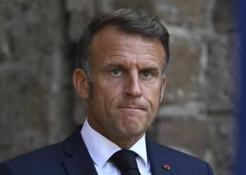 Presiden Prancis Emmanuel Macron FOTO AP