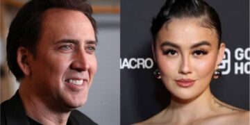 Aktor Hollywood Nicolas Cage kiri dan Agnez Mo Ⓒ Hak cipta foto di atas dikembalikan sesungguhnya kepada pemilik foto