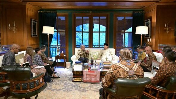 Presiden Prabowo Subianto menerima kunjungan Sekretaris Jenderal Perserikatan BangsaBangsa PBB Antonio Guterres di kediamannya di Hambalang Jawa Barat Minggu 18102026 FOTO Istimewa KETIKKABARcom Presiden Prabowo Subianto menerima kunjungan Sekretaris Jenderal Perserikatan Bangsa Bangsa PBB Antonio Guterres di kediamannya di Hambalang Jawa Barat Minggu 18102026 FOTO Istimewa